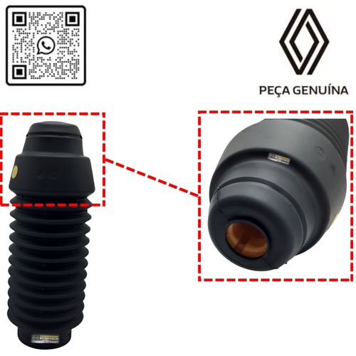 RN 591288 8200591288 COIFA GUARDA PO DO AMORT. DIANT. KANGOO ELETRICA - 3